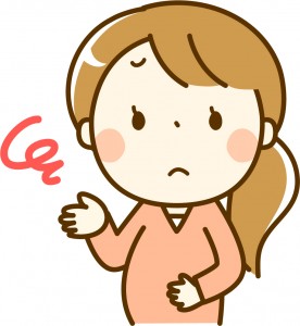 困っている妊婦
