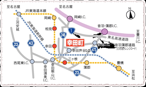 本光寺の地図