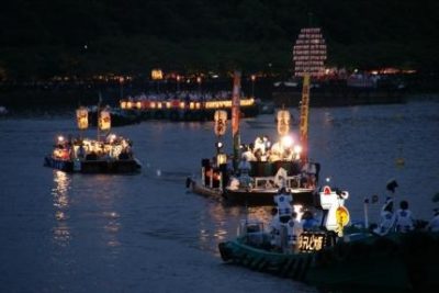 天神祭を船渡御で予約