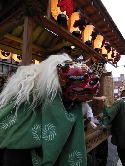 上溝夏祭り 獅子舞
