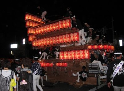 岸和田だんじり祭り 夜