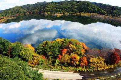 シューパロ湖 紅葉