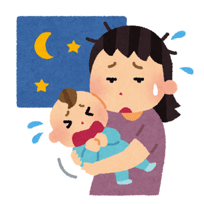 赤ちゃんが寝なくて辛い！家事が出来ない！寝かせる工夫＆対策。